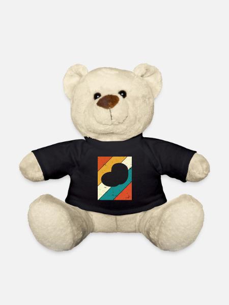 Kartoffel Kartoffelbrei Retro Geschenk - Teddy - Schwarz