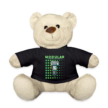 Synthesizer Synth Keyboard Elektronische Musiker - Teddy - Schwarz - Vorne