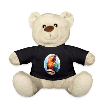 Parrot - Teddy Bear - black - Front