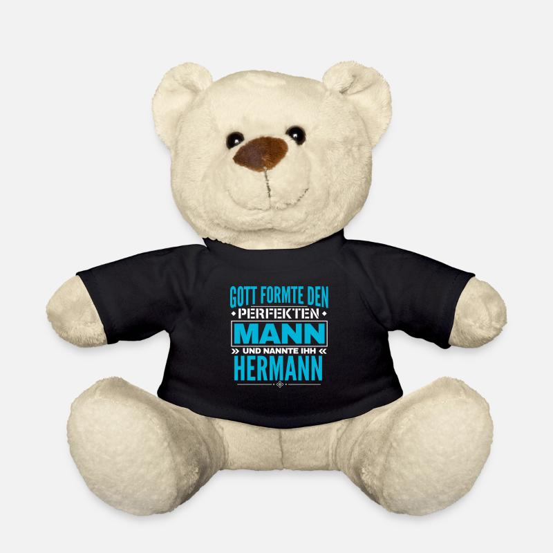 Hermann Name Design - Teddy - Schwarz