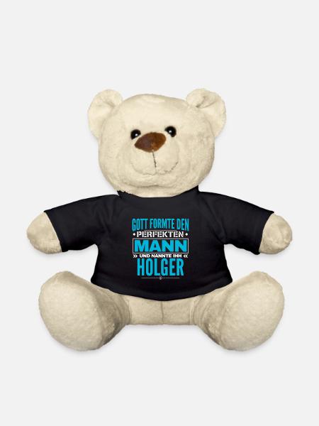 Holger Name Design - Teddy - Schwarz