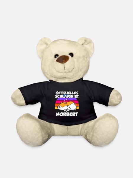 Offizielles Schlafshirt Von Norbert - Teddy - Schwarz