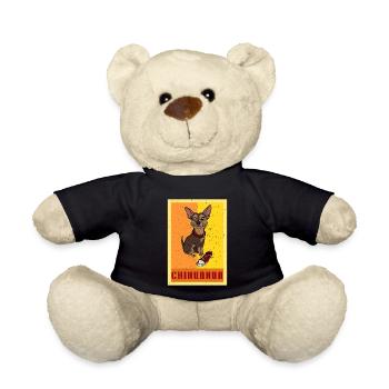 Sneaker Chihuahua Retro Dog - Nounours - noir - Devant