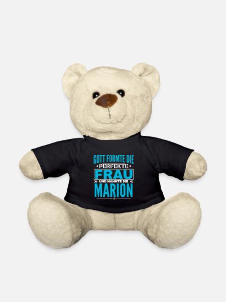 Marion Name Design - Teddy - Schwarz