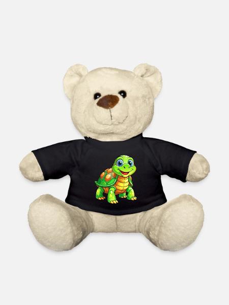 Méga Tortue Mignonne - Nounours - noir