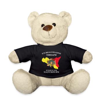 Sizilianer Italien Insel Mittelmeer Urlaub Reise - Teddy - Schwarz - Vorne