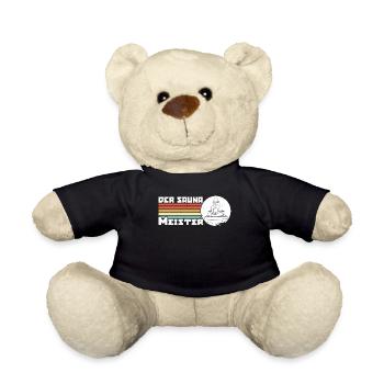 Der Sauna Meister Spa Massage Schwitzstube - Teddy - Schwarz - Vorne