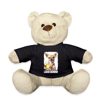 Yummy Beer Chihuhua - Teddy Bear - black - Front