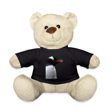 Penguin - Teddy Bear - black - Front