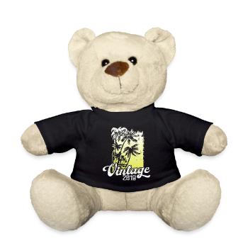 Diese Legende Wurde 2019 Geboren Geburtstag Retro - Teddy - Schwarz - Vorne