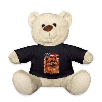 Spitzhund America Usa - Teddy Bear - black - Front
