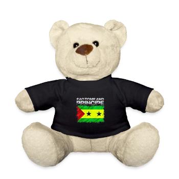 Sao Tome Principe - Teddy - Schwarz - Vorne