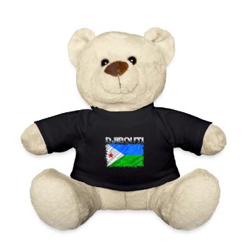 Djibouti - Teddy Bear - black - Front