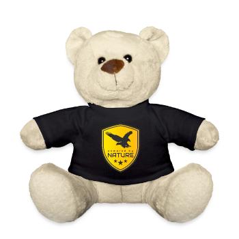 POWERED BY NATURE - Teddy Bear - black - Front