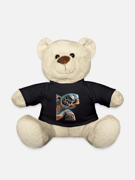 Meeresschildkröte - Teddy - Schwarz