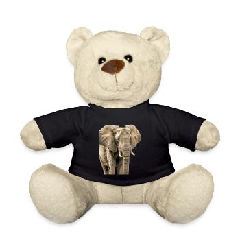 Elefant - Teddy - Schwarz - Vorne