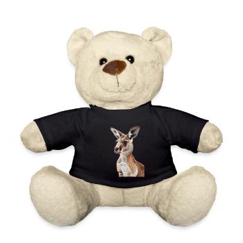 Kangaroo - Teddy Bear - black - Front
