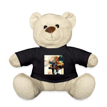 Klavier - Teddy - Schwarz - Vorne