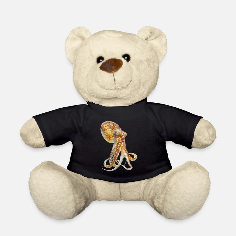 Tintenfisch - Teddy - Schwarz