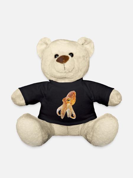 Tintenfisch - Teddy - Schwarz