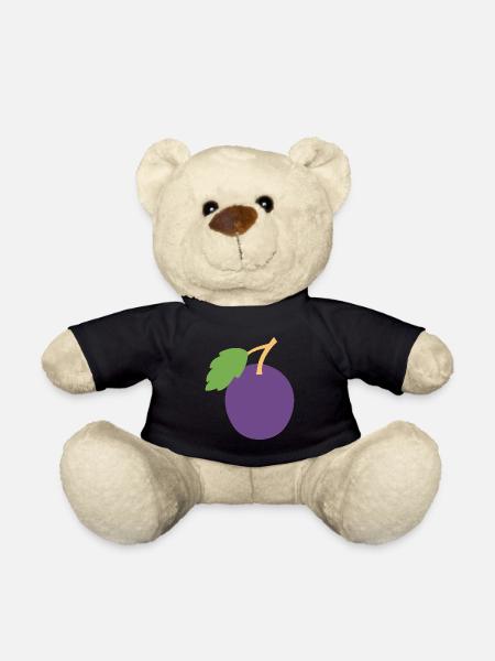 Pflaume - Teddy - Schwarz