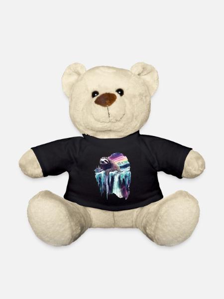 Faultier - Teddy - Schwarz