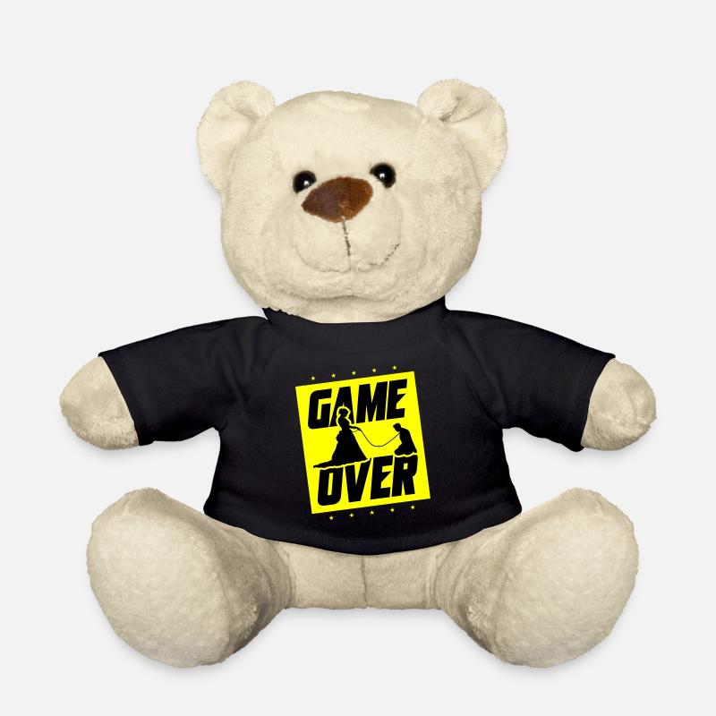 Hochzeit Game Over Junggesellenabschied - Teddy - Schwarz