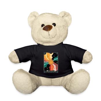 Tarotkarte - Teddy - Schwarz - Vorne