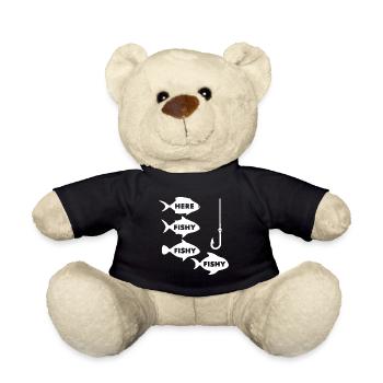 pêcheur à la ligne - Nounours - noir - Devant