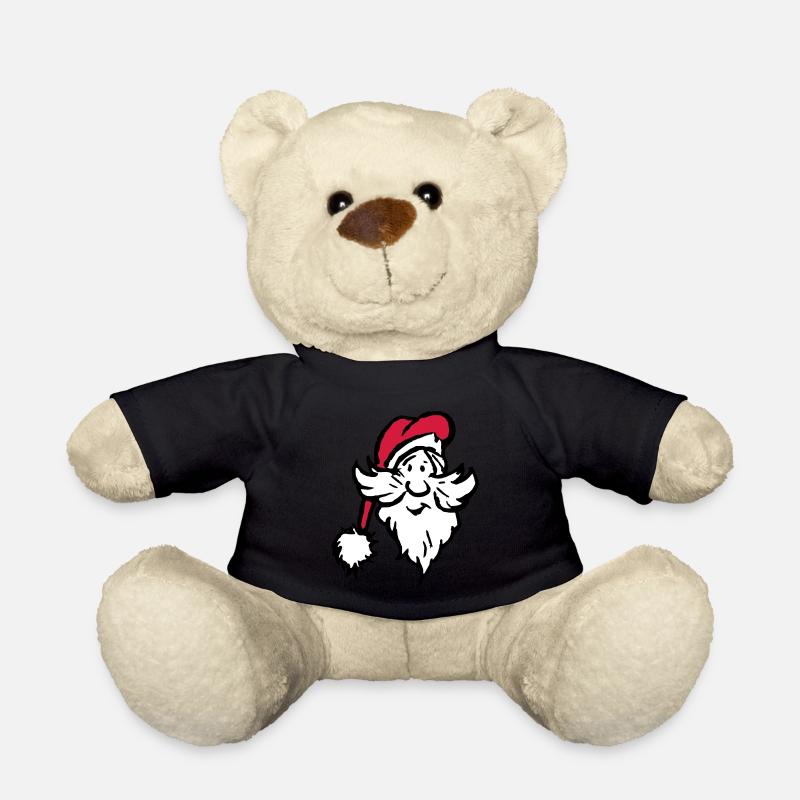 Weihnachtsmann-Ikone - Teddy - Schwarz