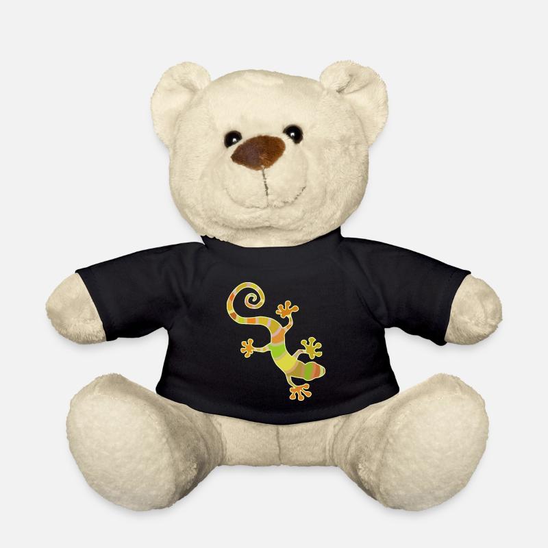 farbiger Gecko - Teddy - Schwarz