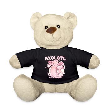 Axolotl Axolittle Mama Fille Sœurs Famille - Nounours - noir - Devant