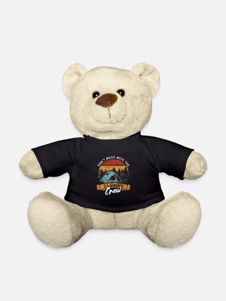 Don't mess with the Camping Crew - Teddy - Schwarz