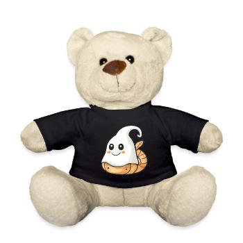 Schnecke Halloween Comic Geist - Teddy - Schwarz - Vorne