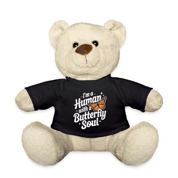 Schmetterling Monarchfalter Bunt Schmetterlinge - Teddy - Schwarz - Vorne