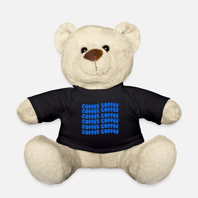 Coffee Coffee Blau - Teddy - Schwarz