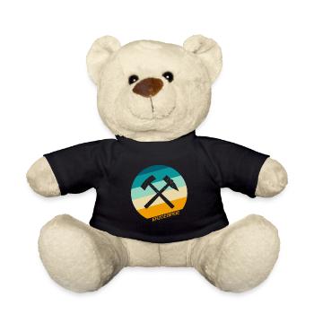 Glück Auf Erzgebirge - Schlägel und Eisen - Teddy - Schwarz - Vorne