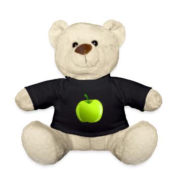 Apple - Teddy Bear - black - Front