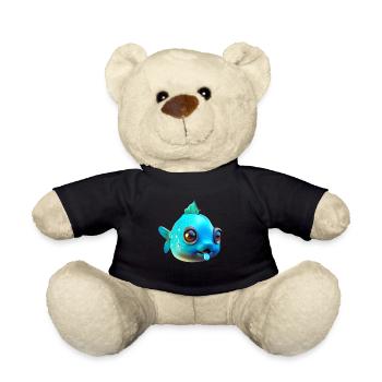 Poisson gras mignon - Nounours - noir - Devant