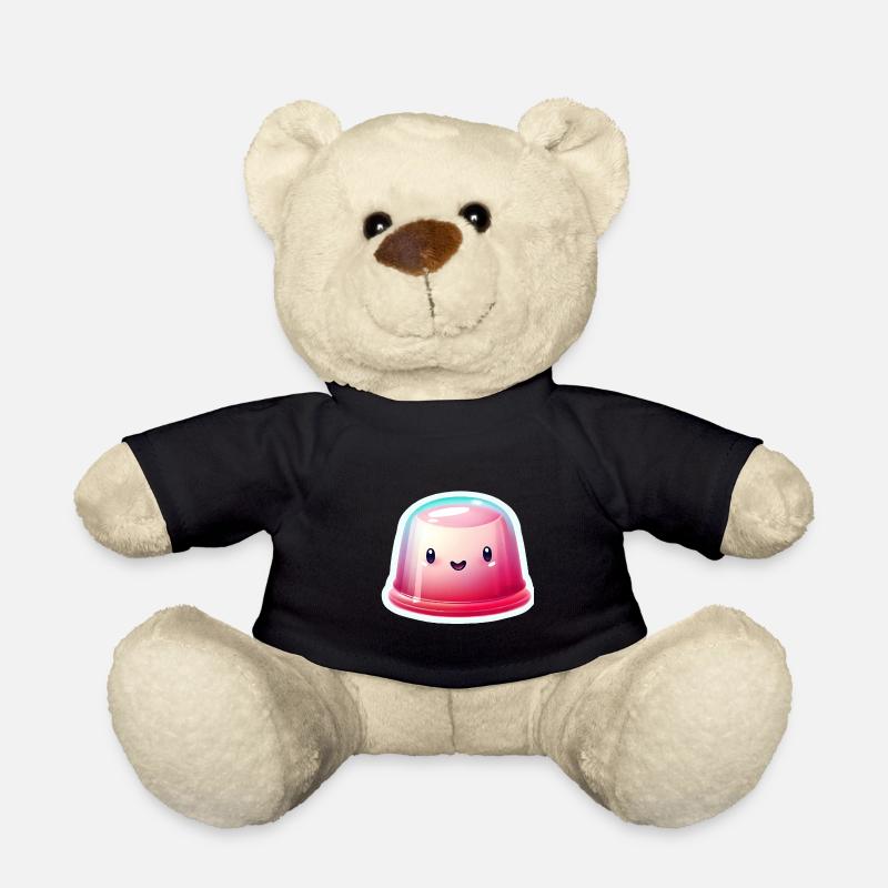 Pudding Jell-O Jelly Kawaii - Nounours - noir