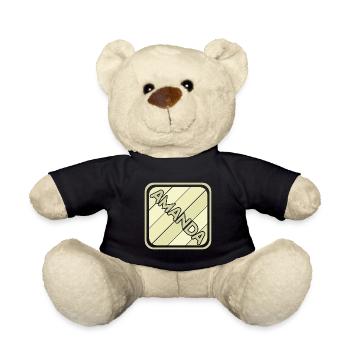 Amanda - Teddy Bear - black - Front