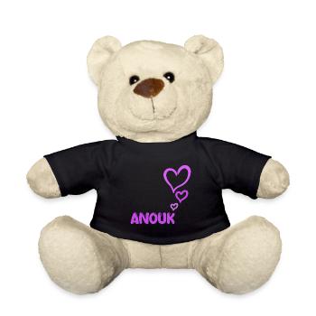 Cadeau pour Anouk - Nounours - noir - Devant