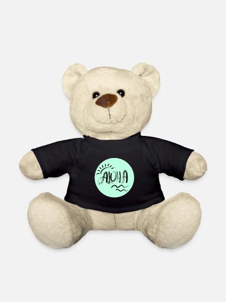 Aloha - Teddy Bear - black