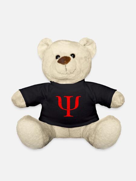 Psychology Gift Idea Student Psi - Teddy Bear - black