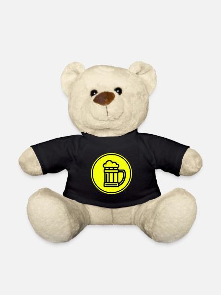 Bier Icon Symbol - Teddy - Schwarz