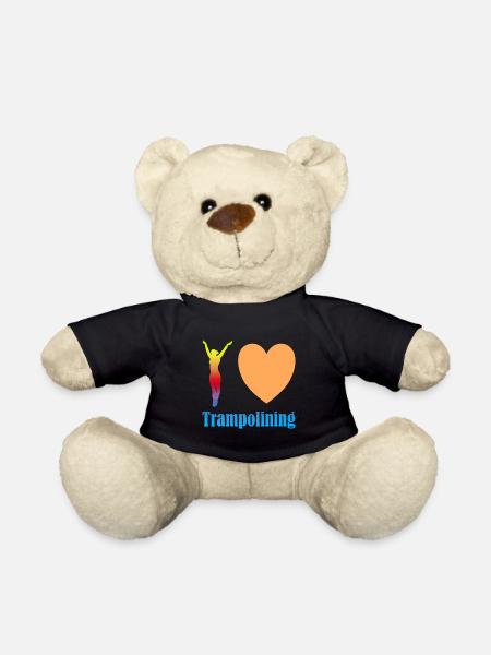 I love Trampolining - Teddy - Schwarz