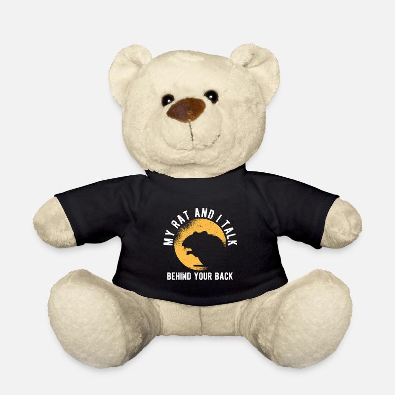 Nagetier Maus Ratte - Teddy - Schwarz