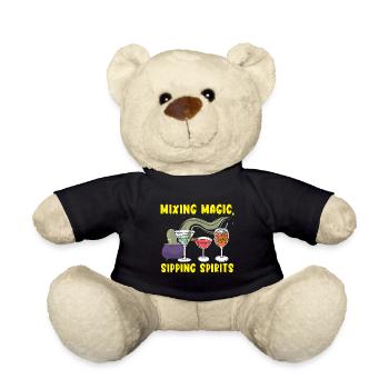 Magische Schluckspirituosen mixen Barkeeper Hallow - Teddy - Schwarz - Vorne