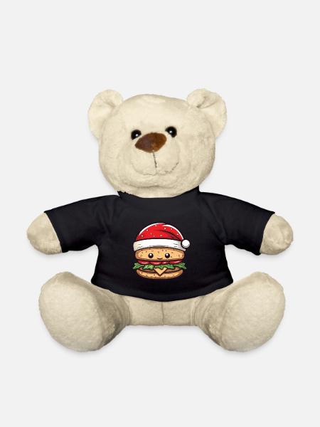Burger Weihnachten Comic - Teddy - Schwarz