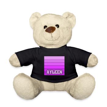 Ayleen comme prénom de fille - Nounours - noir - Devant